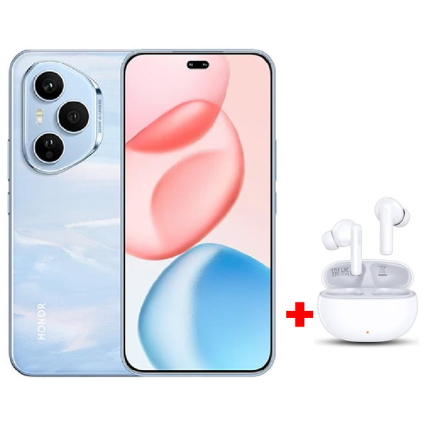 Honor 400 Pro 5G - Dual SIM - 512/12GB - 6.7 Inch - AMOLED 120Hz - Snapdragon 8 Gen 3 (4 nm) - 6000 mAh + Honor Earbuds Choice X7i