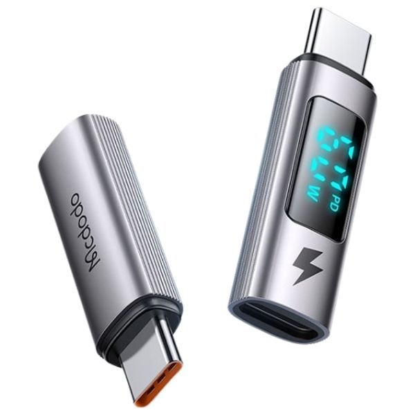 Mcdodo OT-5990 Lightning To USB-C Adapter 36W -  Silver