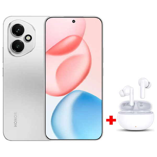 هونر 400 5G - دبل سيم - 6.55 انج - اموليد 120 هيرتز - Snapdragon 7 الجيل الثالث (4 نانومتر) - حجم بطارية 6000 ميلي امبير + سماعة هونر اكس 7 اي