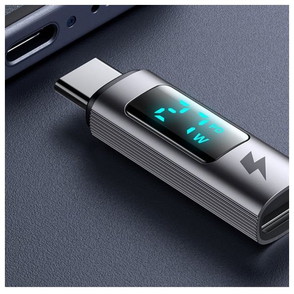 Mcdodo OT-5990 Lightning To USB-C Adapter 36W -  Silver