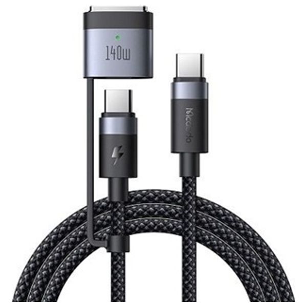 شاحن لاسلكي 3 في 1 ماكدودو  CH-7063 - اسود