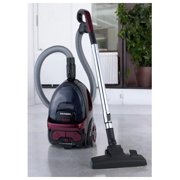 HAUSBERG HB-2822MV - 1200W - Bagless Vacuum Cleaner - Burgundy