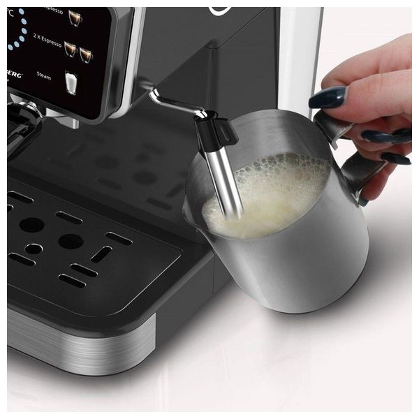 HAUSBERG HB-3730IN - Espresso Maker - Black Titanium