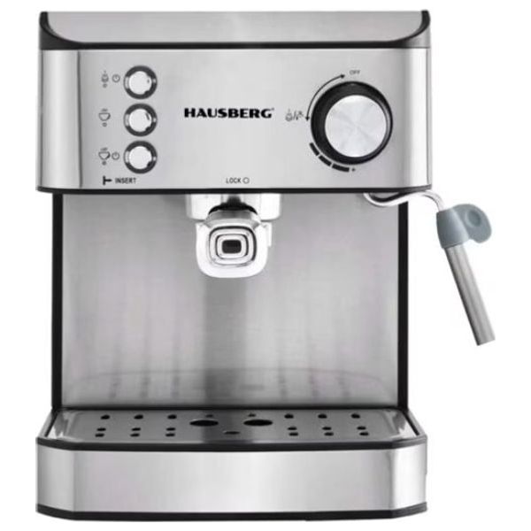 HAUSBERG HB-3725IN - Espresso Maker - Silver