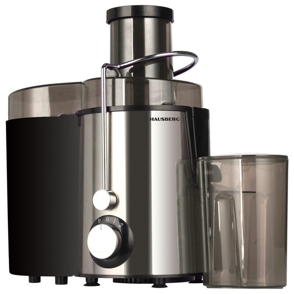 HAUSBERG HB-7645 - Juicer - 600W - Silver