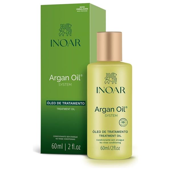  INOAR Argan Oil Hair Treatment - Moisturizing & Anti-Frizz - 60 ml 