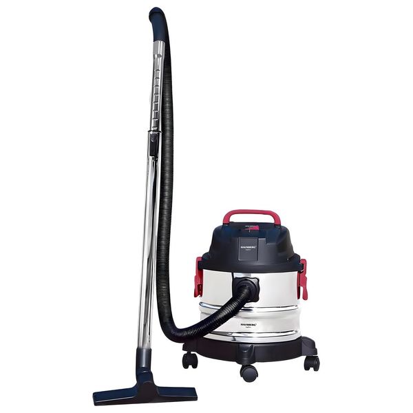 مكنسة هاوسبيرغ كهربائية اسطوانية - 2000 واط - 20 لتر - HB-2837IN - ستانلس ستيل