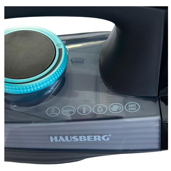  HAUSBERG HB-7825NG - Steam Iron - Black 