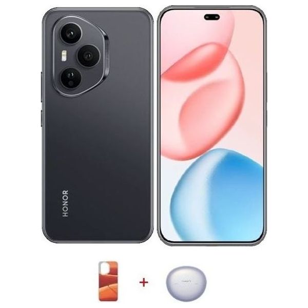 Honor 400 Pro 5G - Dual SIM - 512/12GB - 6.7 Inch - AMOLED 120Hz - Snapdragon 8 Gen 3 (4 nm) - 6000 mAh + Cover + Honor Freeclip - Purple