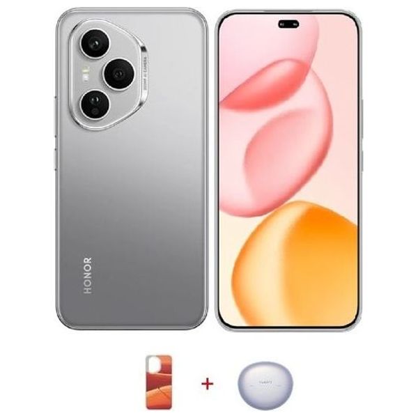 Honor 400 Pro 5G - Dual SIM - 512/12GB - 6.7 Inch - AMOLED 120Hz - Snapdragon 8 Gen 3 (4 nm) - 6000 mAh + Cover + Honor Freeclip - Purple