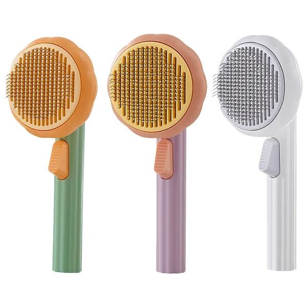 Pumpkin Cat Grooming Brush
