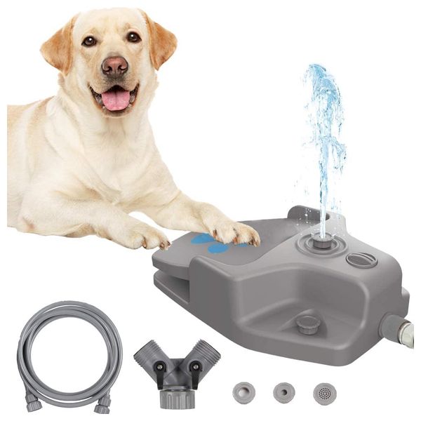 Dog Sprinkler Toy - Gray