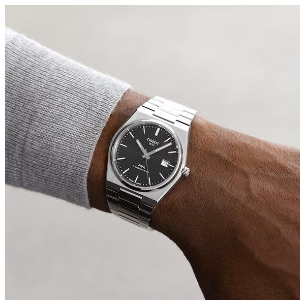Tissot Watch For Men - Analog Display, Stainless Steel Band - T1374071105100 - Silver