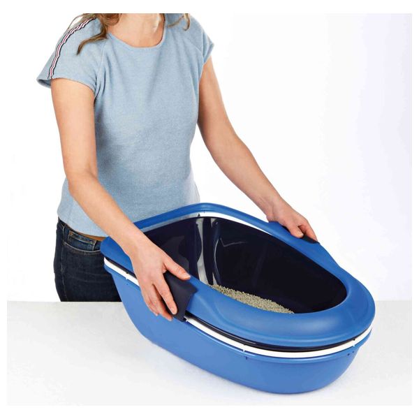 Trixie Berto Cat Litter Tray - Blue