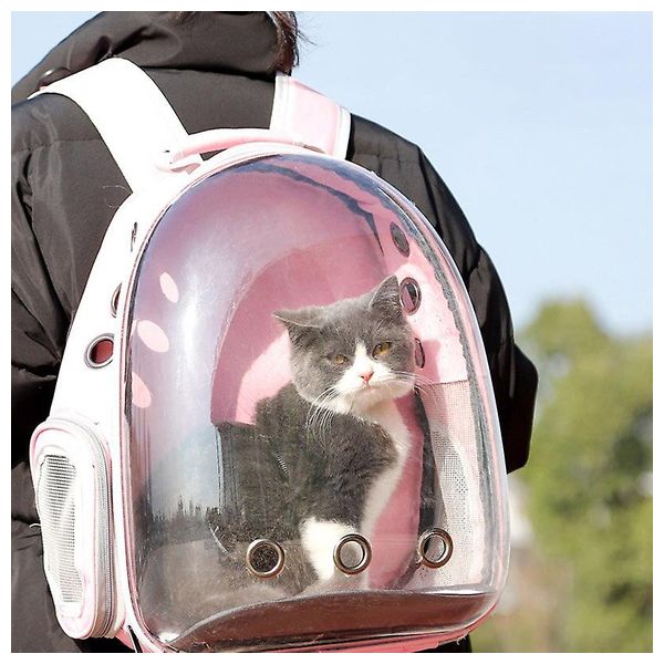  KOVA Pet Carriage Bag - Cat Carrier Backpack - Pink 