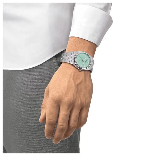 Tissot Watch For Men - Analog Display, Stainless Steel Band - T1374101109101 - Silver