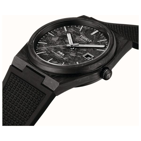 Tissot Watch For Men - Analog Display, Rubber Band - T1379079720100 - Black