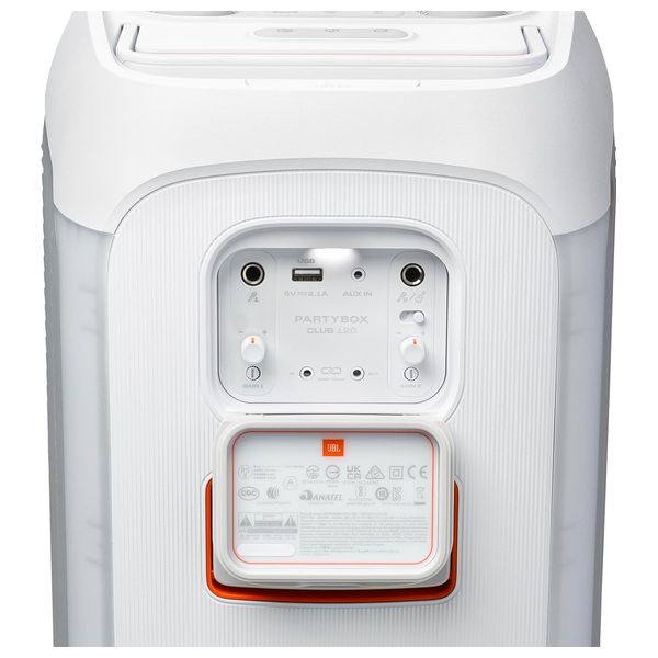 JBL PartyBox Club 120 - Bluetooth Speaker - White