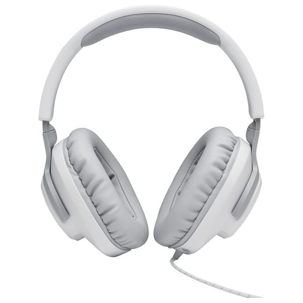 JBL Quantum 100M2 - Over Ear Wired Headphones - White