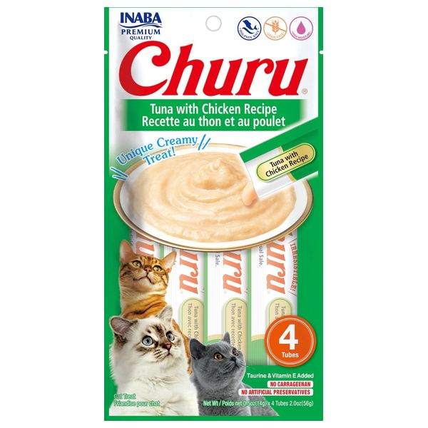 Churu Tuna with Chicken Cat Treats - 4 Pieces