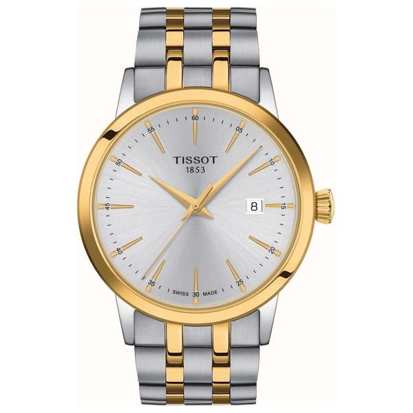  Tissot Watch For Men - Analog Display, Stainless Steel Band - T1294102203100 - Gold 