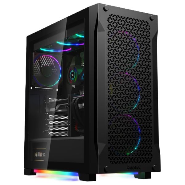 Gamdias Athena P1 4 Fans - Computer Case - Black