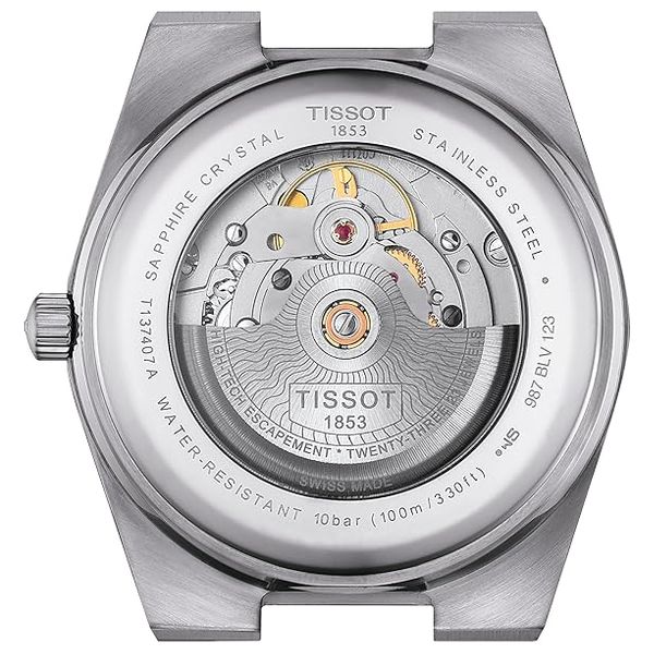 Tissot Watch For Men - Analog Display, Leather Band - T1374071605100 - Black