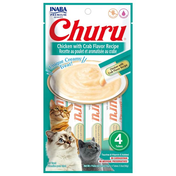 Churu Chicken & Crab Cat Treats - 4 Pieces
