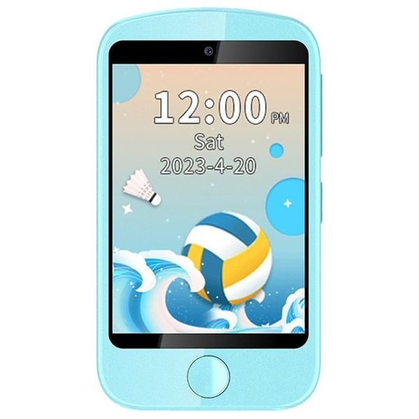  هاتف اطفال ذكي بورودو 4G - بشاشة 2.8-انج متعددة اللمس - 700 مللي أمبير في الساعة - شحن يو اس بي سي  لإعادة الشحن السريع والمريح - أزرق 