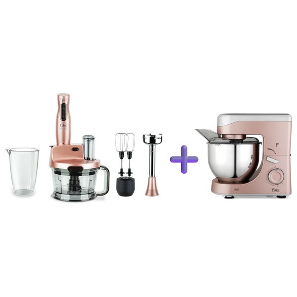 خلاط فكير - 1000 واط - 900 مل - Mr.Chef Quadro - روز