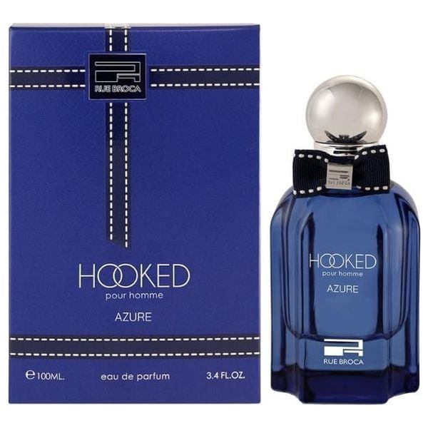 Hooked Azure by Rue Broca for Men - Eau de Perfume, 100 ml