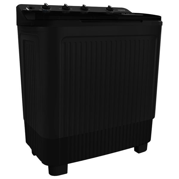 Hitachi LTT-16JWT - Twin Tub Washing Machine - 16 KG - 1350 R/min - Black 