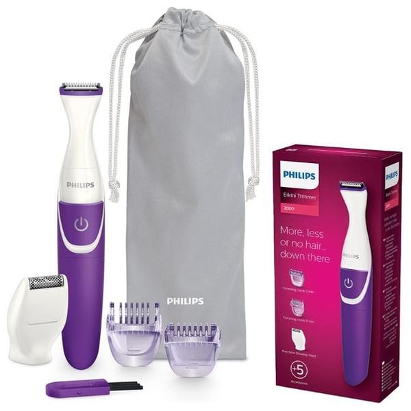  Philips BRT383 - Bikini Trimmer - Purple 