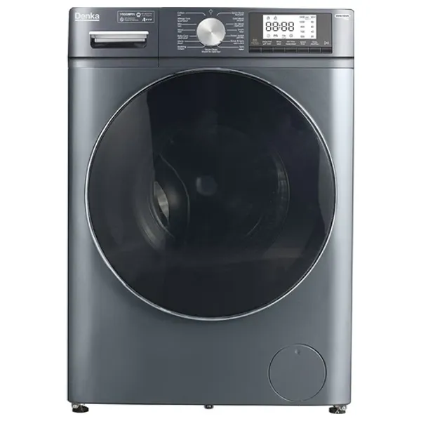  DenkaMWM-10DGFL - Front Loading Washing Machin -10 kg - 1400 RPM - Dark Gray 