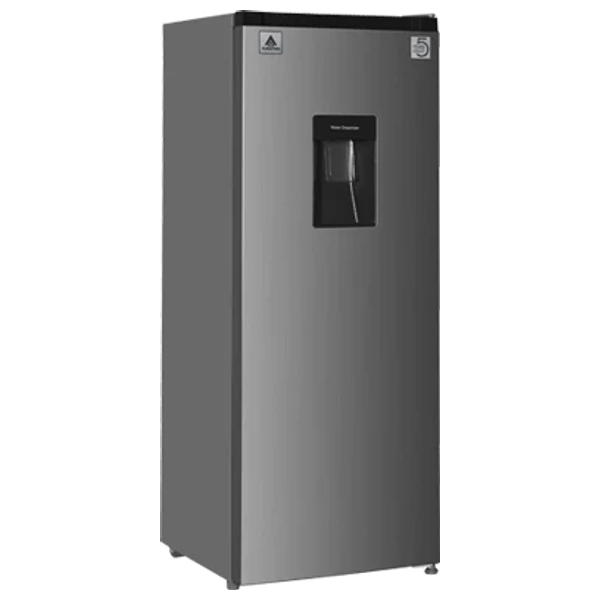  Alhafidh SD288S - 10ft - 1-Door Refrigerator - Stainless Steel 