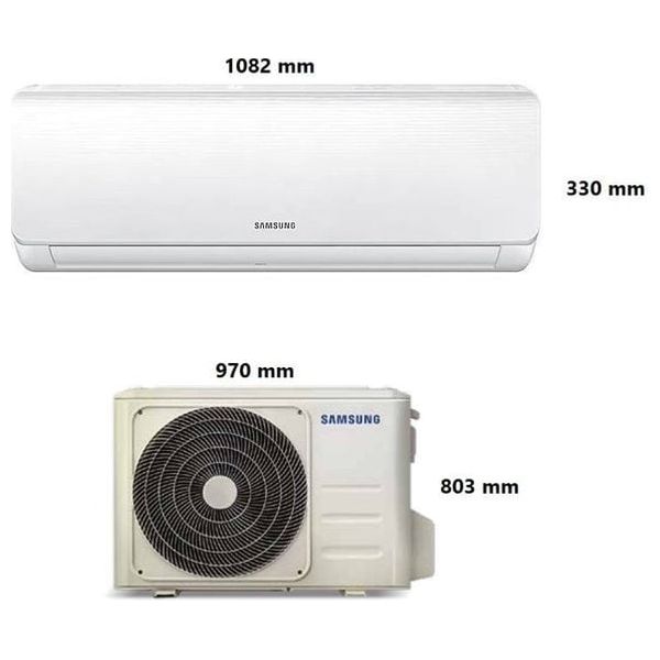  سبلت سامسونج جداري - 2 طن - AR24BQHQGWKN - ابيض - تركيب مجاني 