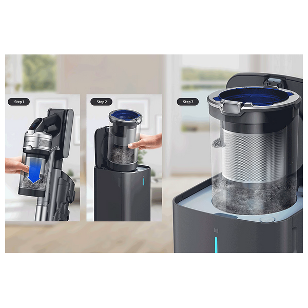  Samsung VCA-SAE903/EU - Jet Stick Series Cordless Vacuum Cleaner Emptying Station - Silver 