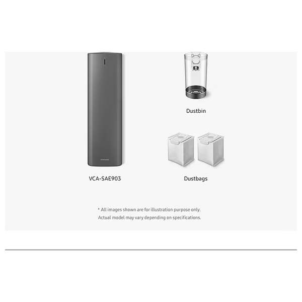  Samsung VCA-SAE903/EU - Jet Stick Series Cordless Vacuum Cleaner Emptying Station - Silver 