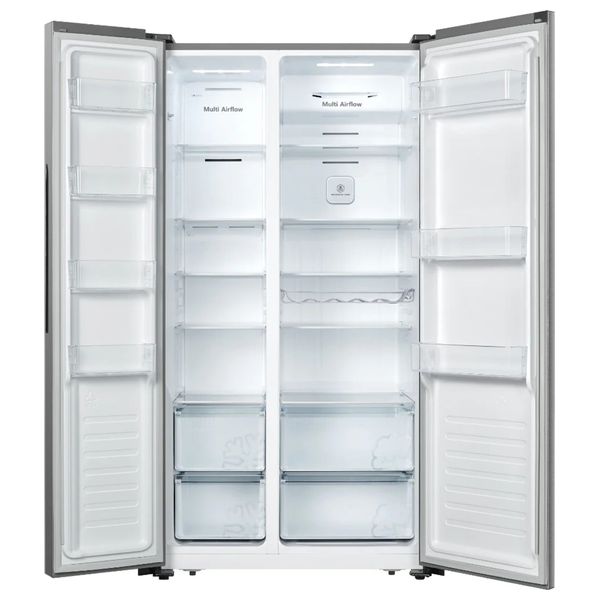  Hisense RS670N4ASU1 - 25ft - Side By Side Refrigerator - Silver 