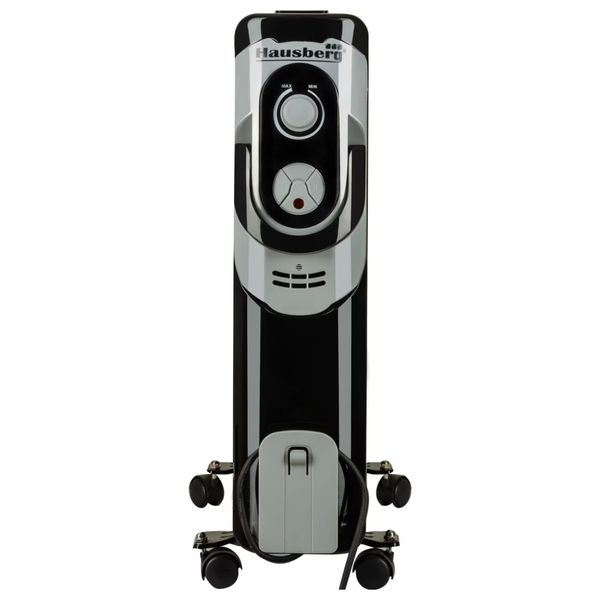 Hausberg HB-8930NG - Oil-filled Radiator - 2500 W - Black