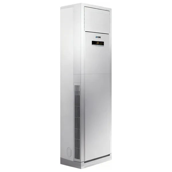  York YLGE36XEHARC-R4 - Floor Standing Split AC - 3 Ton - Double Fan - Heating & Cooling - White 