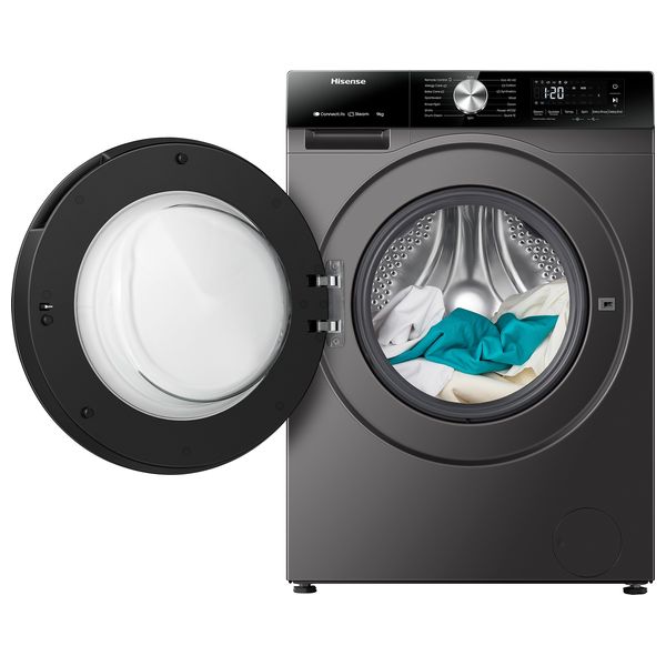  Hisense WF3S9043BT - 9Kg - 1400RPM - Front Loading Washing Machine - Gray 