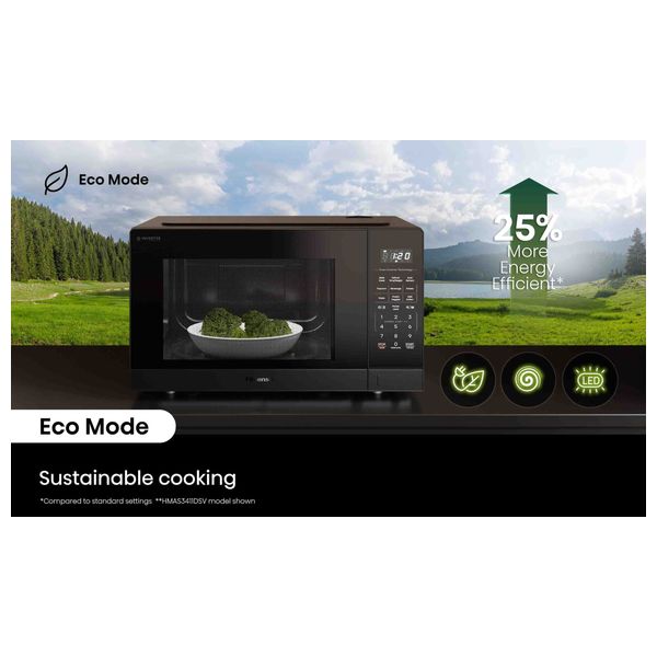  Hisense HMAS3411SSV - Microwave - 1100 W - 34 L - Dark Stainless 