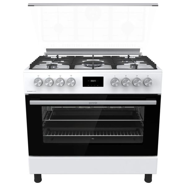 طباخ جورنجي غازي - 5 مشاعل - GGI9C21W - ابيض