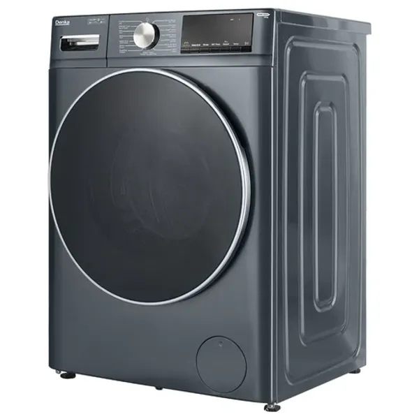  DenkaMWM-10DGFL - Front Loading Washing Machin -10 kg - 1400 RPM - Dark Gray 