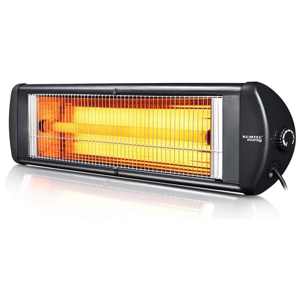 مدفأة اشعاعية كومتيل - 2300 واط - اسود
