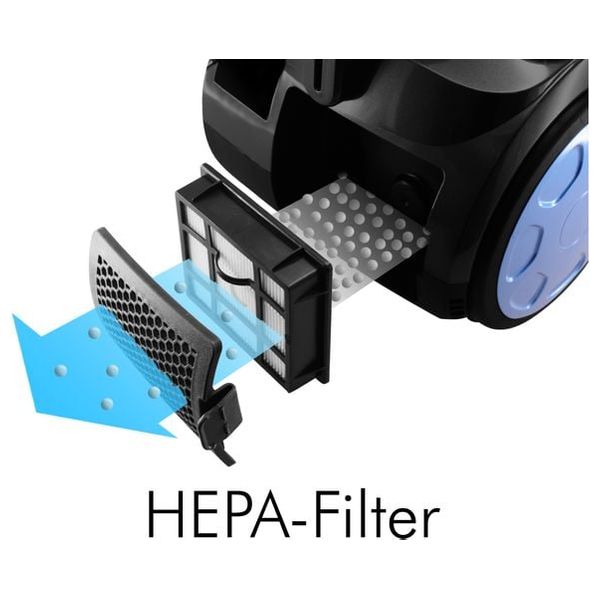  مكنسة تريسا كهربائية بدون كيس - 700 واط - 94630145 - ازرق 