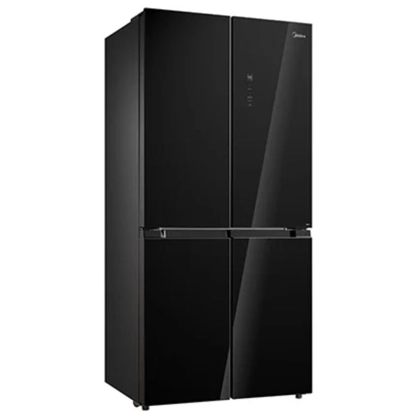  ثلاجة ميديا ذات التصميم الفرنسي - 11 قدم - MDRT307FGF01 - أبيض 