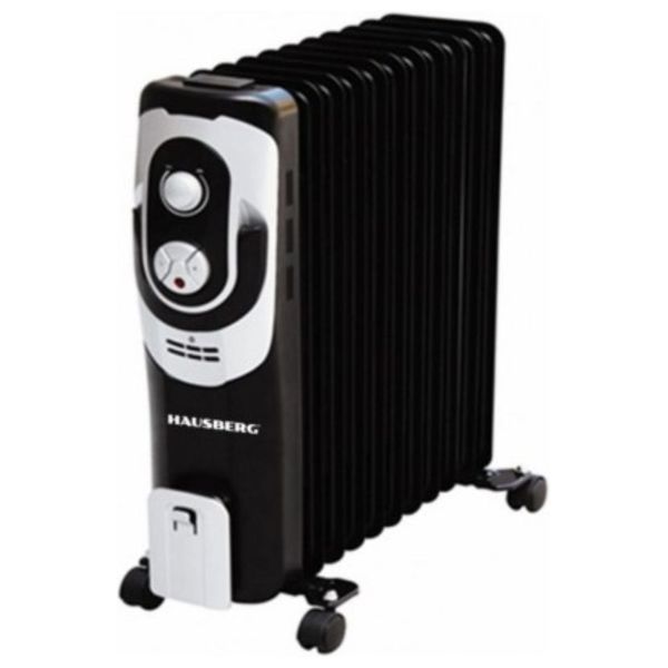 HAUSBERG HB-8910NG - Oil-filled Radiator - Black