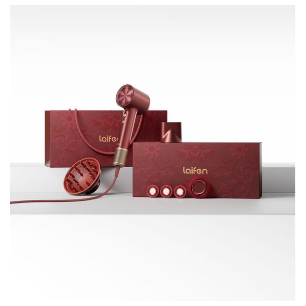  Laifen Swift 4 - High-Speed Hair Dryer - 1600W - Burgundy 
